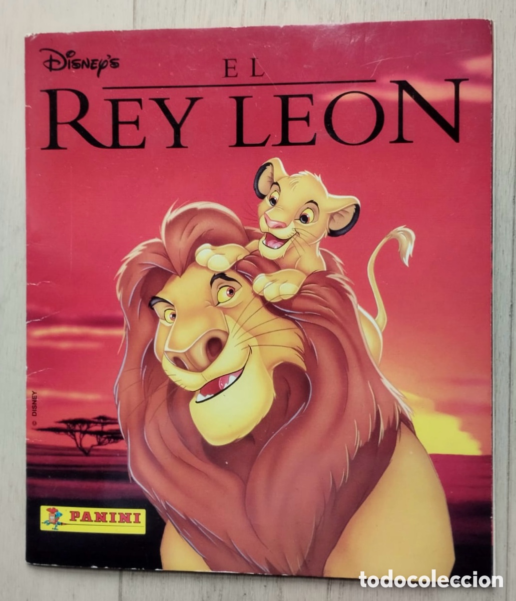 Coleccionismo &aacute;lbum: Album de cromos completo el rey leon
