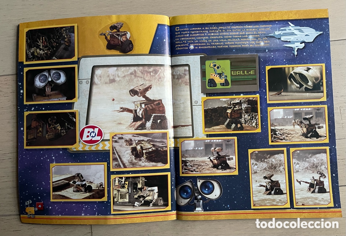 Coleccionismo &aacute;lbum: Album de cromos completo Wall.e - Foto 3