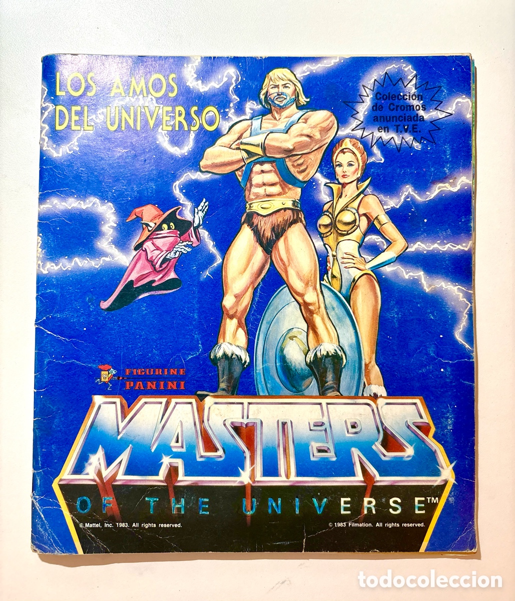 Coleccionismo &aacute;lbum: &Aacute;lbum Cromos Masters del Universo Panini (1983) Casi Completo (Faltan 11 de 236)