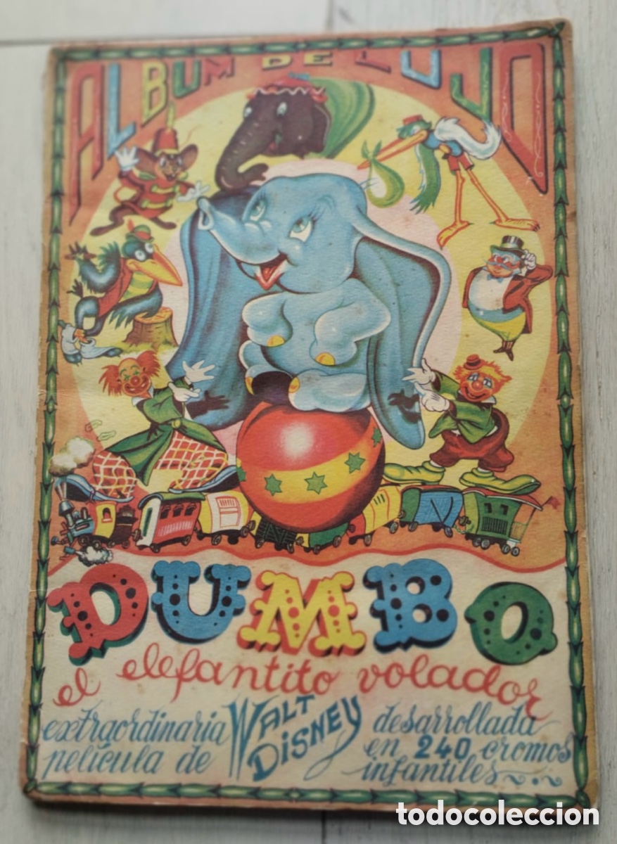 Coleccionismo &aacute;lbum: Dumbo. Album de cromos completo