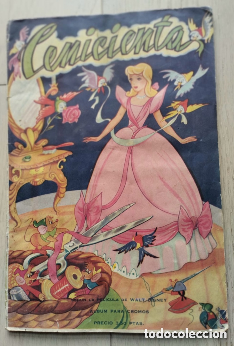 Coleccionismo &aacute;lbum: La Cenicienta. &Aacute;lbum de cromos completo