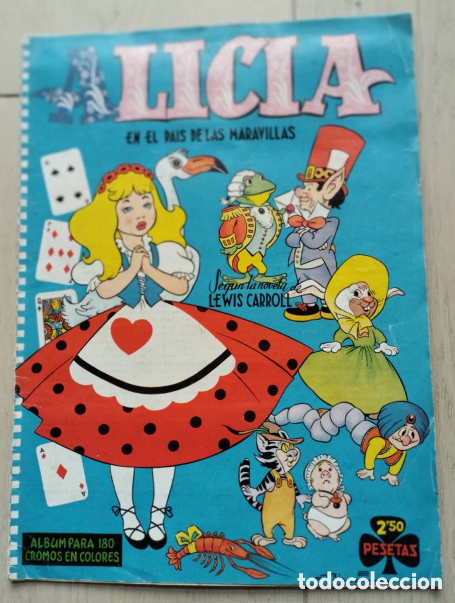 Coleccionismo &aacute;lbum: Alicia en el pa&iacute;s de las maravillas. &Aacute;lbum de cromos completo