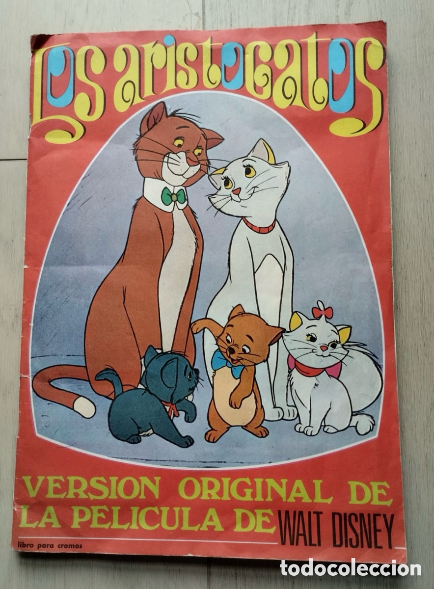 Coleccionismo &aacute;lbum: Los aristogatos. Album de cromos completo