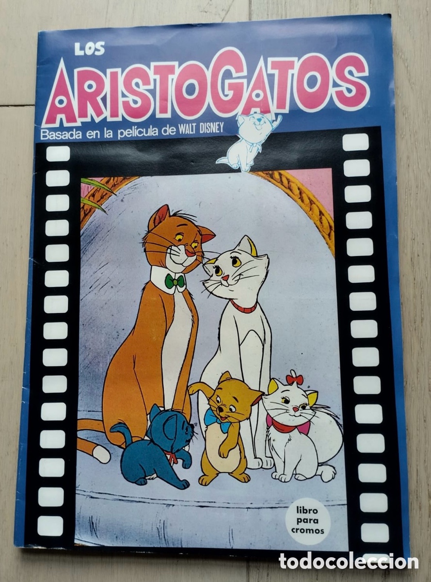 Coleccionismo &aacute;lbum: Los aristogatos. &Aacute;lbum de cromos completo