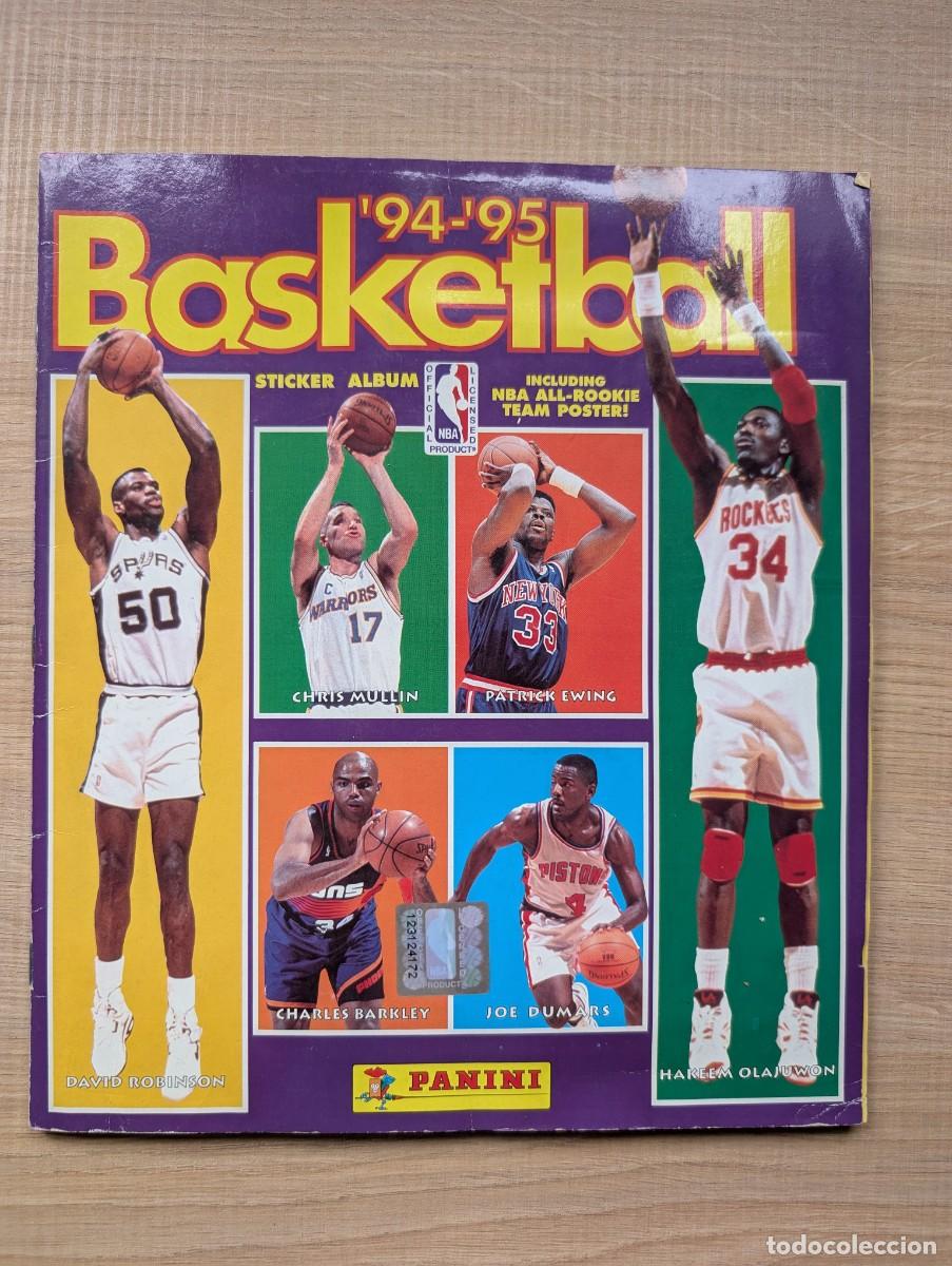 Coleccionismo &aacute;lbum: &Aacute;lbum Basketball 94-95 Panini COMPLETO