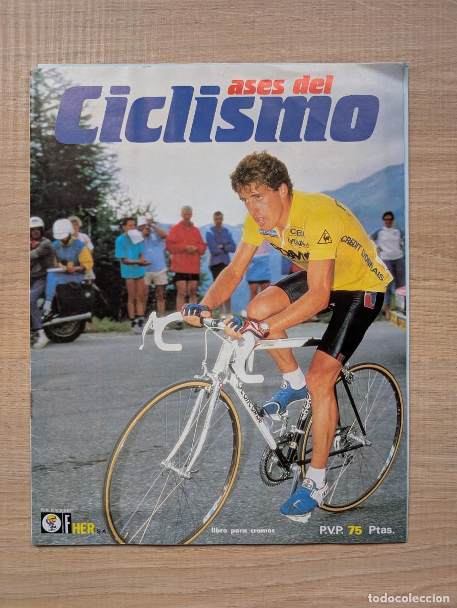 Coleccionismo &aacute;lbum: &Aacute;lbum Ases del ciclismo Ed Fher 1988 COMPELTO y BUEN ESTADO: