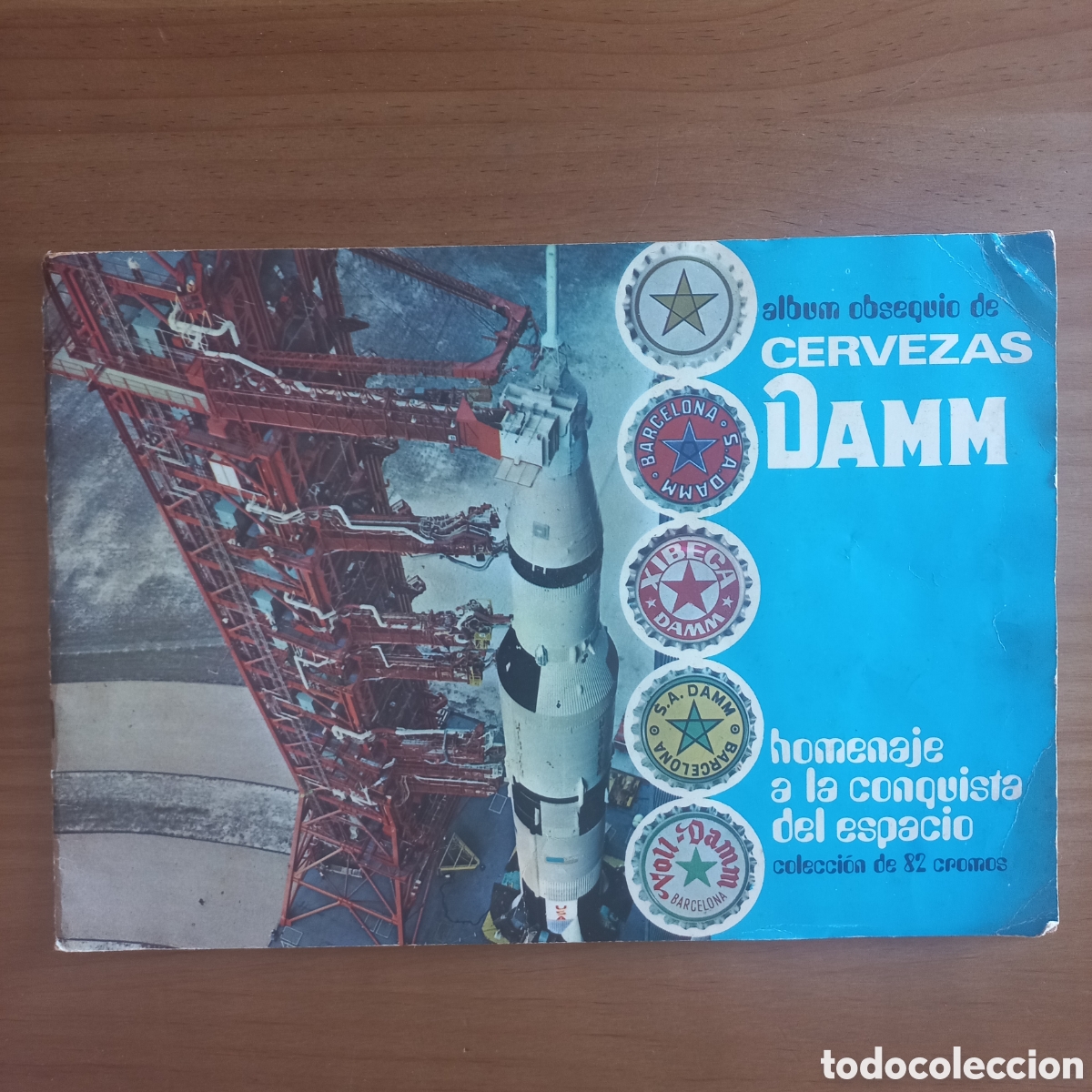 Coleccionismo &aacute;lbum: ALBUM DE CROMOS COMPLETO HOMENAJE A LA CONQUISTA DEL ESPACIO, EDITADO POR CERVEZAS DAMM EN 1970
