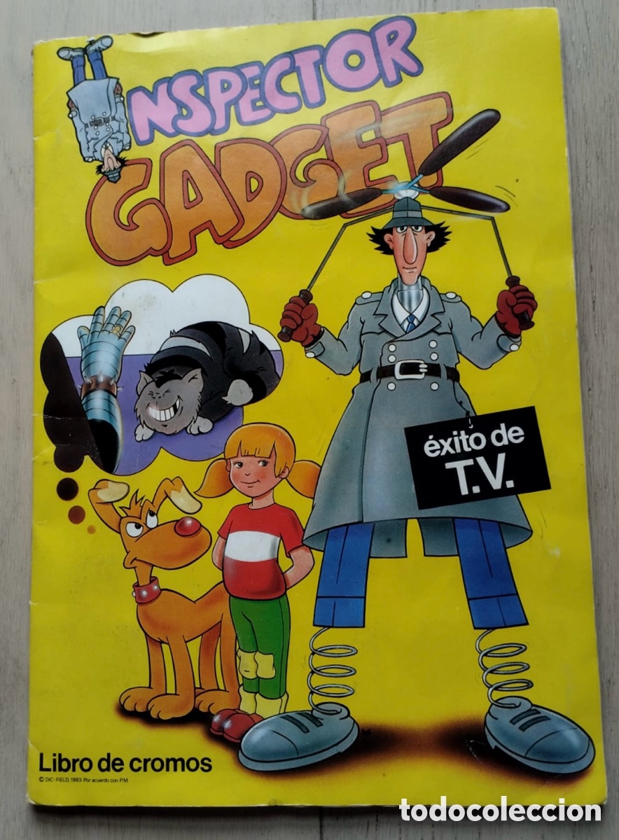 Coleccionismo &aacute;lbum: El inspector Gadget. Album de cromos completo