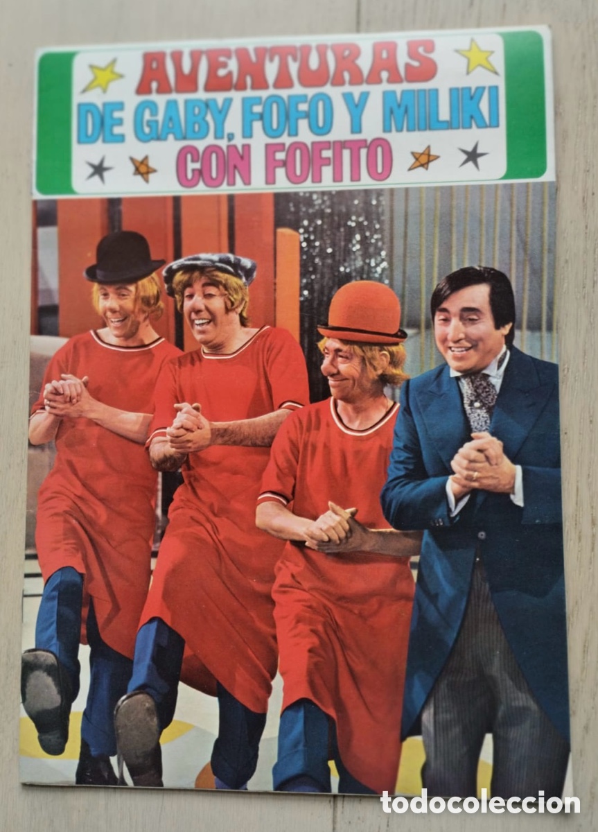 Coleccionismo &aacute;lbum: Aventuras de Gaby, Fofo, Miliki con Fofito. &Aacute;lbum de cromos completo