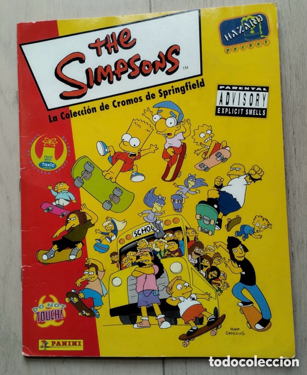 Coleccionismo &aacute;lbum: The Simpsons. Album de cromos completo