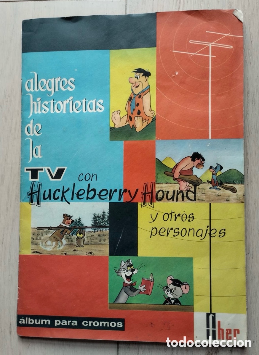 Coleccionismo &aacute;lbum: Alegres historietas de la TV con Huckleberry Hound. Album de cromos completo