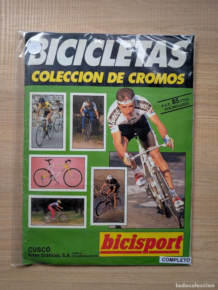 Coleccionismo &aacute;lbum: &Aacute;lbum Bicicletas colecci&oacute;n de cromos Bicisport 1991 COMPLETO: