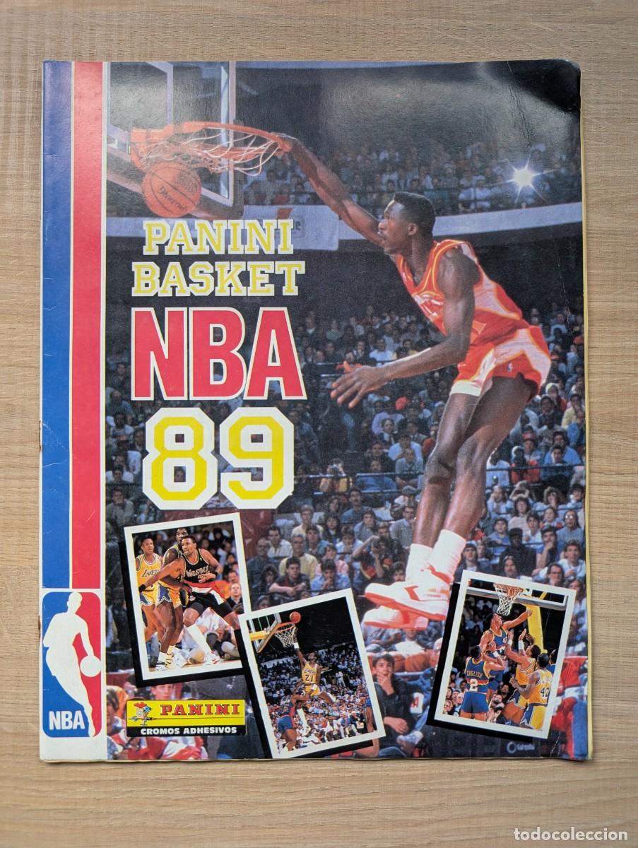 Coleccionismo &aacute;lbum: &Aacute;lbum Panini Basket NBA 89 COMPLETO y BUEN ESTADO: