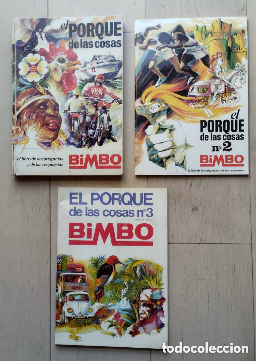 Coleccionismo &aacute;lbum: Los 3 &aacute;lbumes completos Bimbo El porqu&eacute; de las cosas