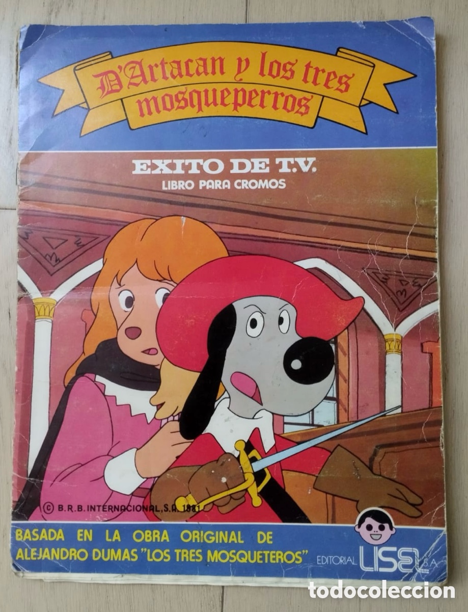 Coleccionismo &aacute;lbum: D&rsquo;Artacan y los tres mosqueteros. &Aacute;lbum de cromos completo