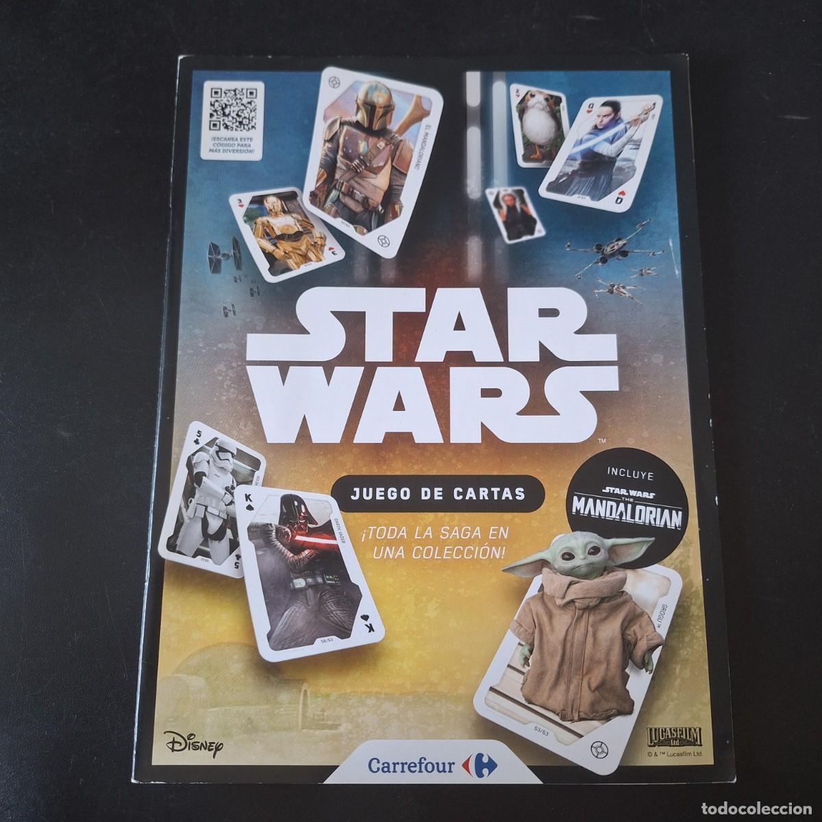 Coleccionismo &aacute;lbum: &Aacute;lbum completo Star Wars juego de cartas Carrefour