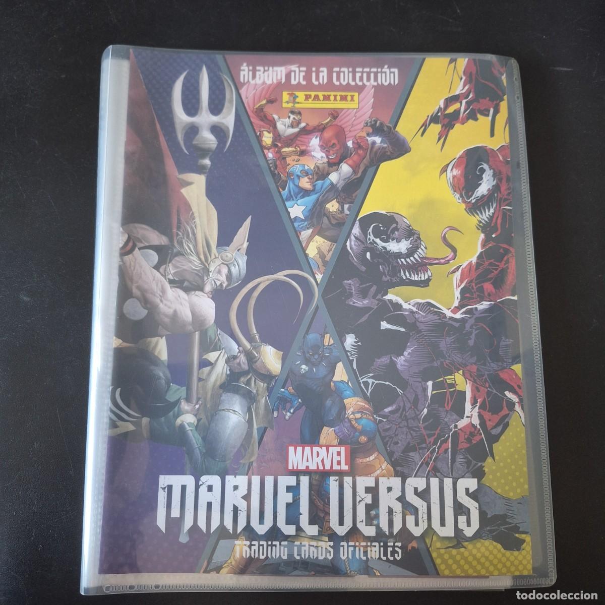 Coleccionismo &aacute;lbum: &Aacute;lbum completo MARVEL VERSUS juego de cartas / Panini