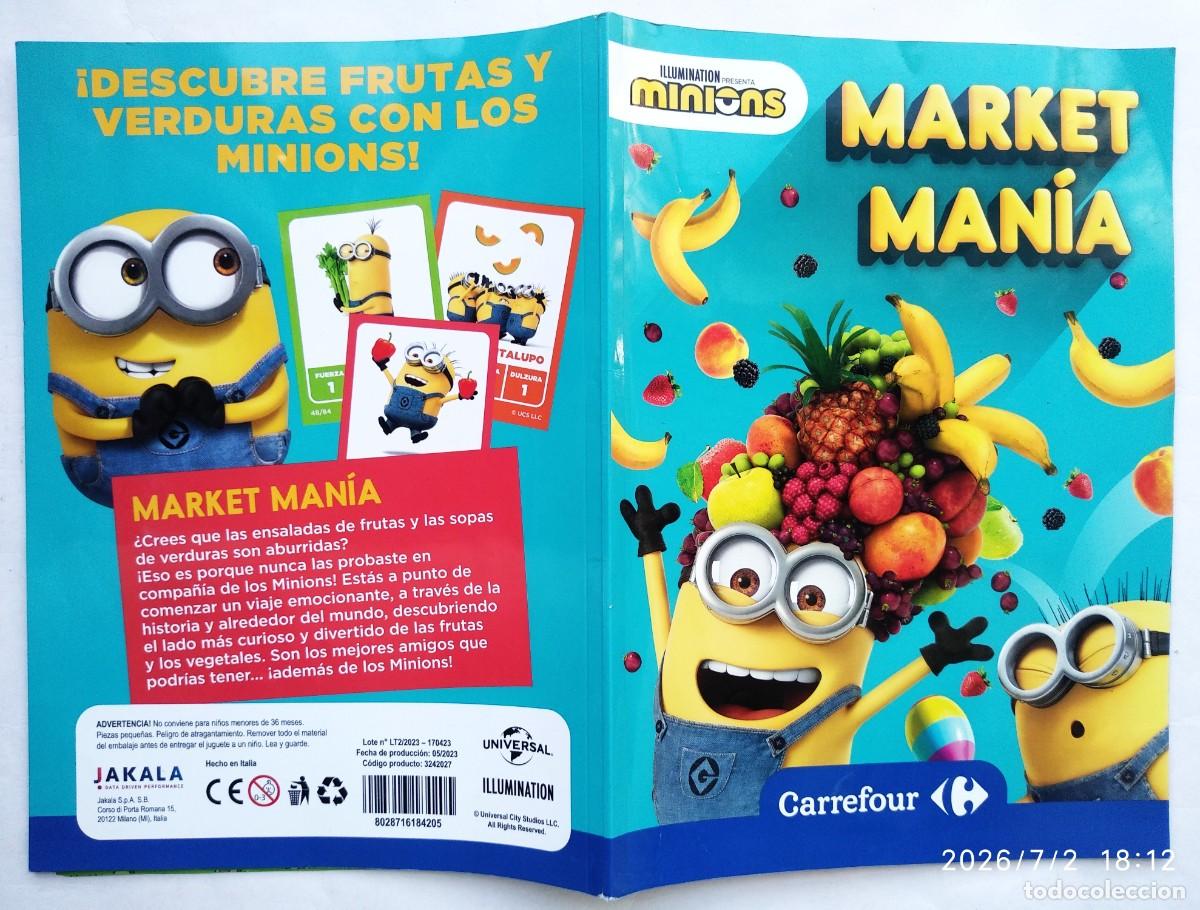 Coleccionismo &aacute;lbum: ALBUM DE CROMOS MINIONS DE CARREFOUR.