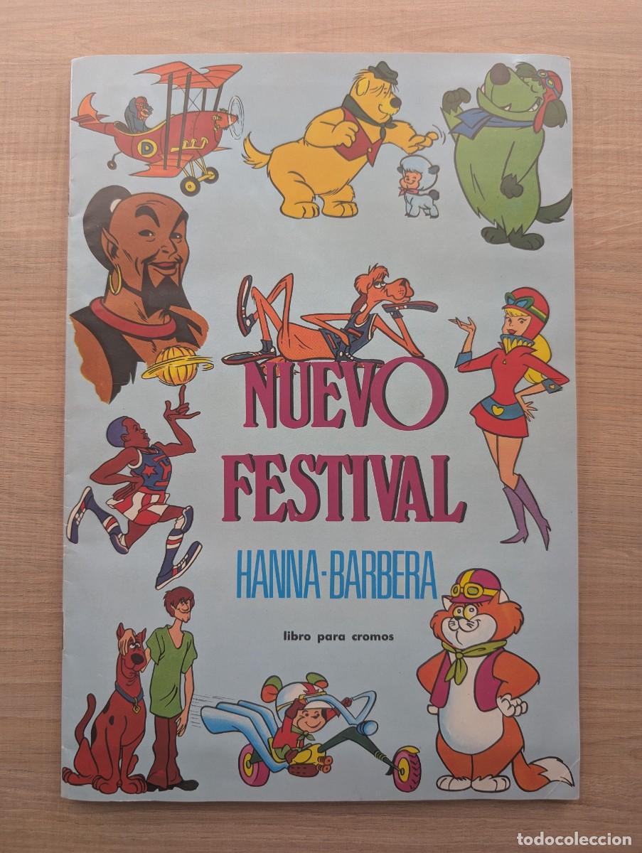 Coleccionismo &aacute;lbum: &Aacute;lbum Nuevo Festival Hanna-Barbera Fher COMPLETO (Incluye p&oacute;ster central)