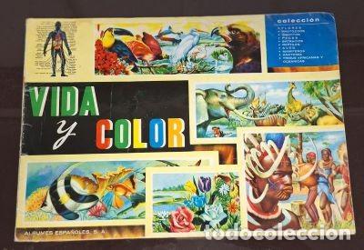 Coleccionismo &aacute;lbum: &Aacute;LBUM DE CROMOS. VIDA Y COLOR. COMPLETO A-ALB-1376