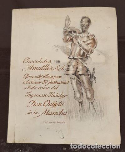 Coleccionismo &aacute;lbum: &Aacute;LBUM DE CROMOS.CHOCOLATES AMATLLER, S.A. 80 ILUSTRACIONES A TODO COLOR DE DON QUIJOTE DE LA MANCHA