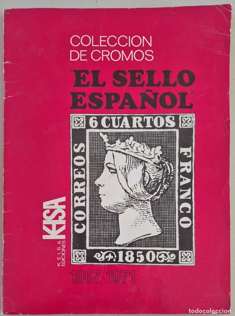 Coleccionismo &aacute;lbum: El sello espa&ntilde;ol 1967/1971 &Aacute;lbum rojo - Colecci&oacute;n completa de cromos