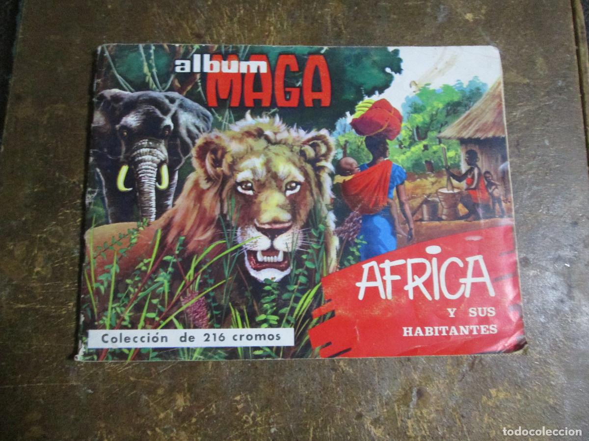 Coleccionismo &aacute;lbum: album completo, Africa y sus habitantes de maga