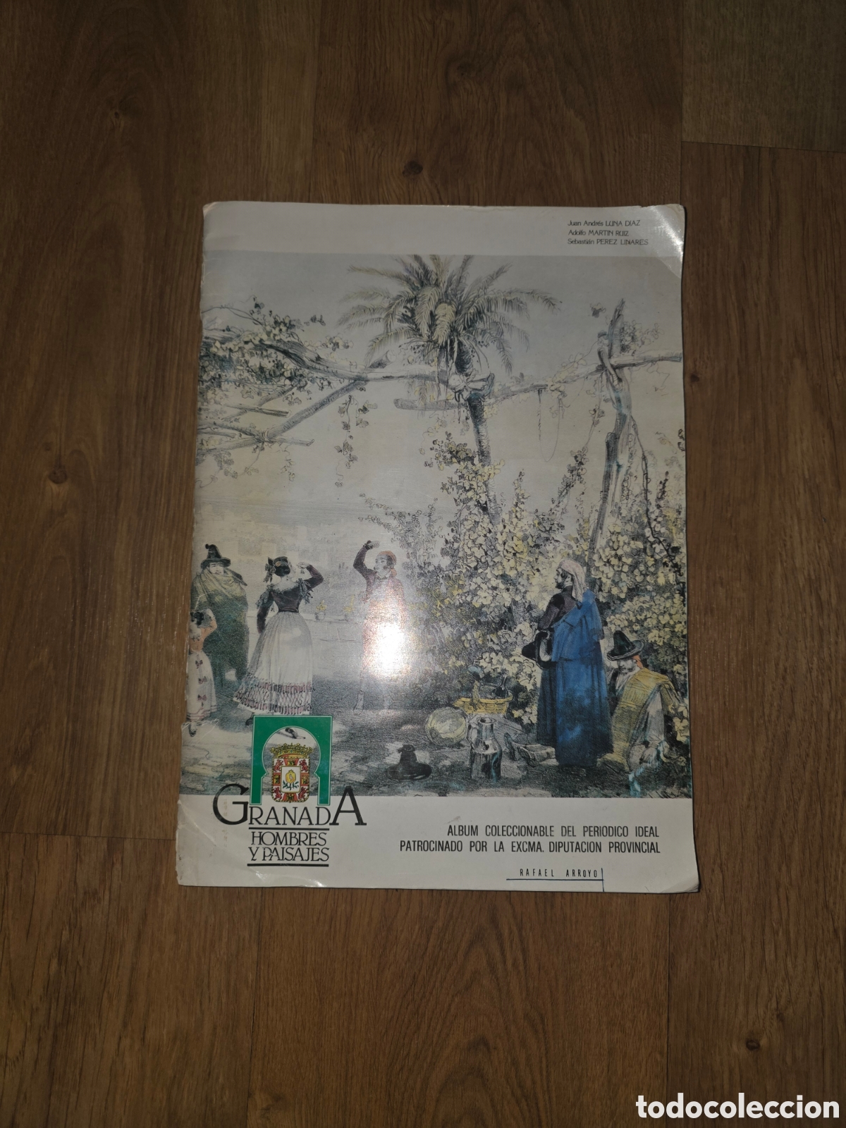 Coleccionismo &aacute;lbum: Album Granada Hombres y Paisajes.Peri&oacute;dico Ideal de Granada 1987
