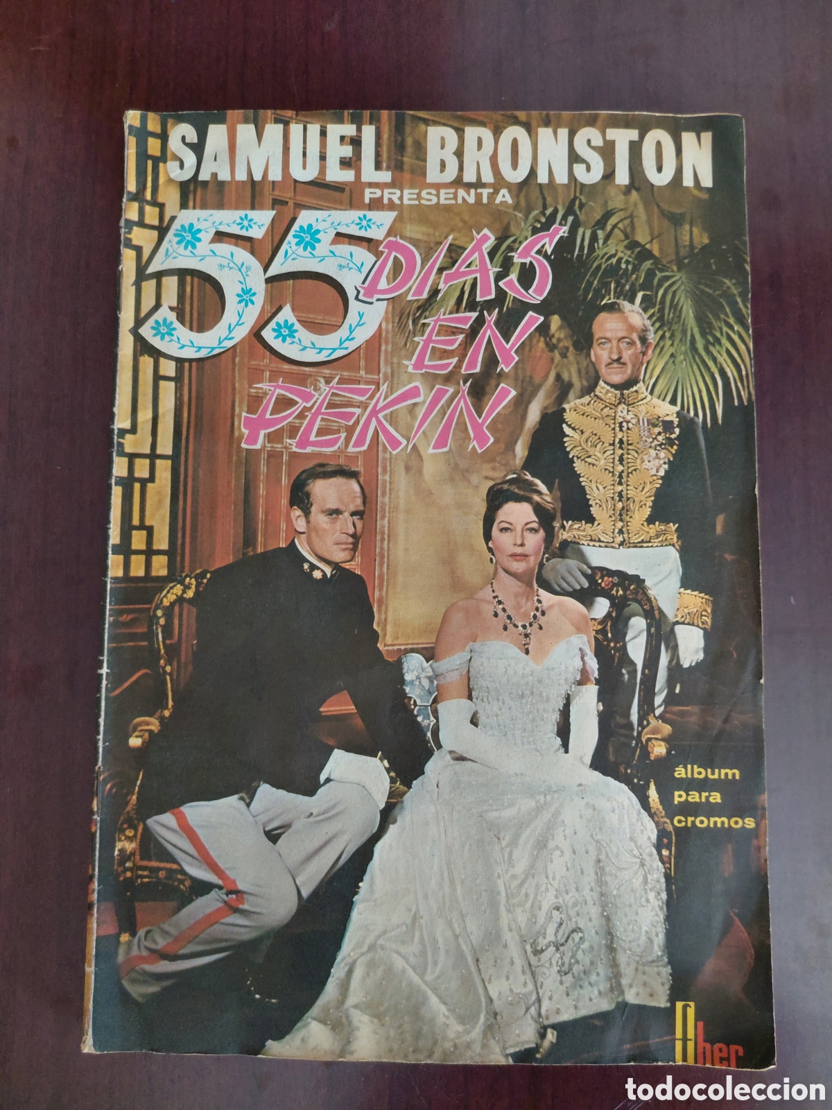 Coleccionismo &aacute;lbum: &Aacute;lbum de cromos 55 d&iacute;as en Pek&iacute;n (Fher, 1963) - Samuel Bronston