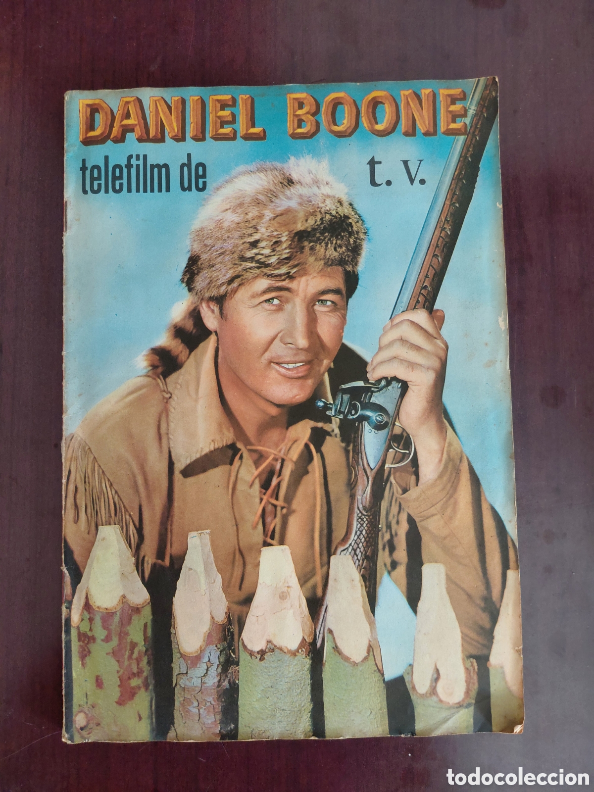 Coleccionismo &aacute;lbum: &Aacute;lbum Cromos Daniel Boone (Editorial Fher, 1966) - Serie TV Vintage