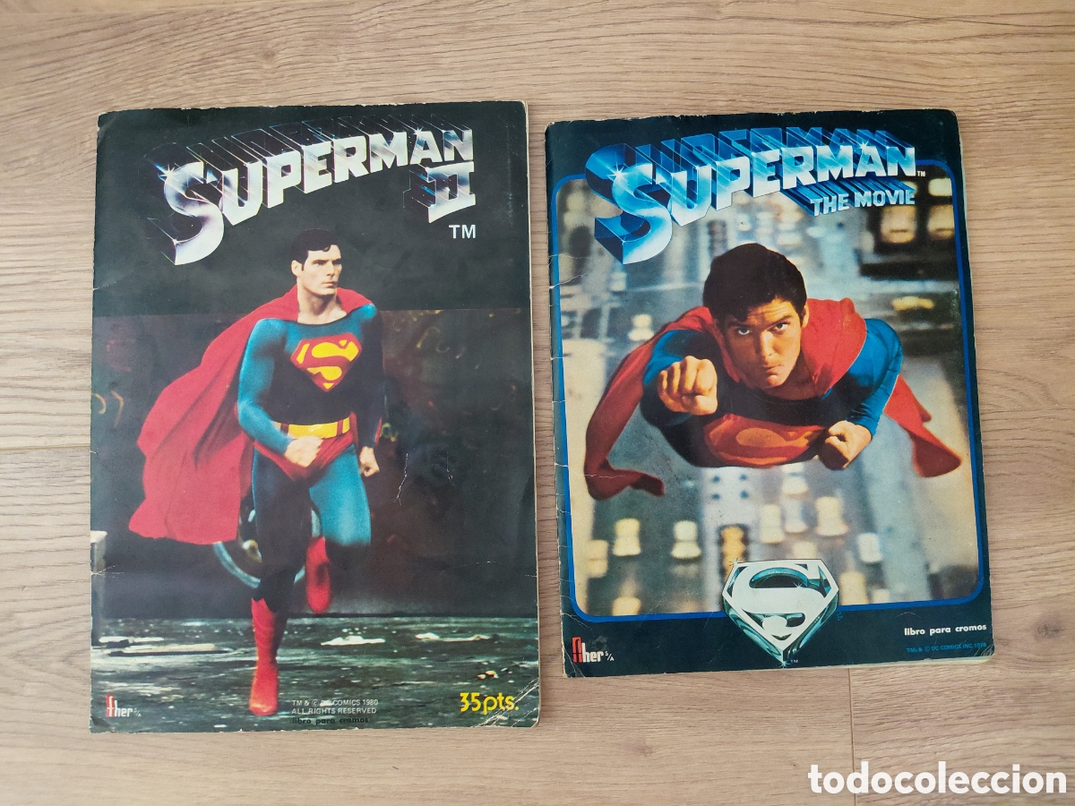 Coleccionismo &aacute;lbum: &Aacute;lbumes de cromos Superman 1980