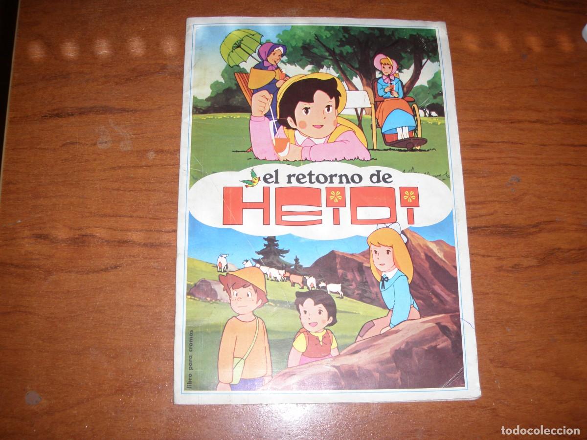 Coleccionismo &aacute;lbum: ALBUM DE CROMOS COMPLETO EL RETORNO DE HEIDI
