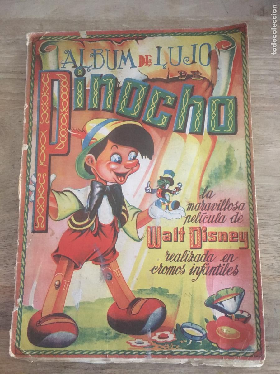 Coleccionismo &aacute;lbum: pinocho disney fher album de cromos completo