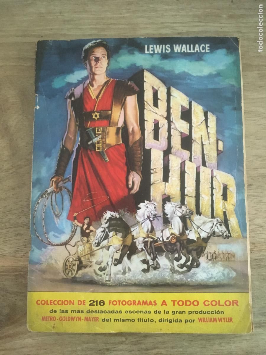 Coleccionismo &aacute;lbum: ben hur bruguera album de cromos completo perfecto estado