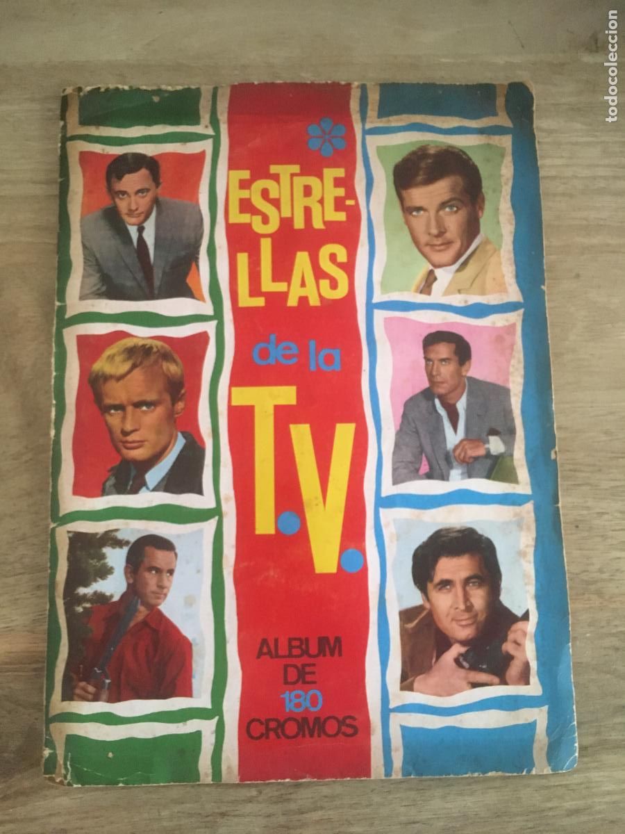 Coleccionismo &aacute;lbum: estrellas de la TV television ediciones este album de cromos completo buen estado