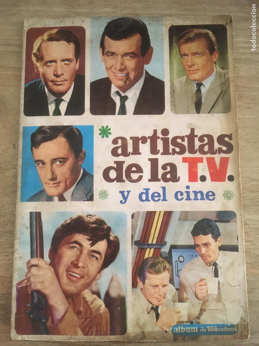 Coleccionismo &aacute;lbum: artistas de la TV y el cine ediciones este album de cromos completo buen estado