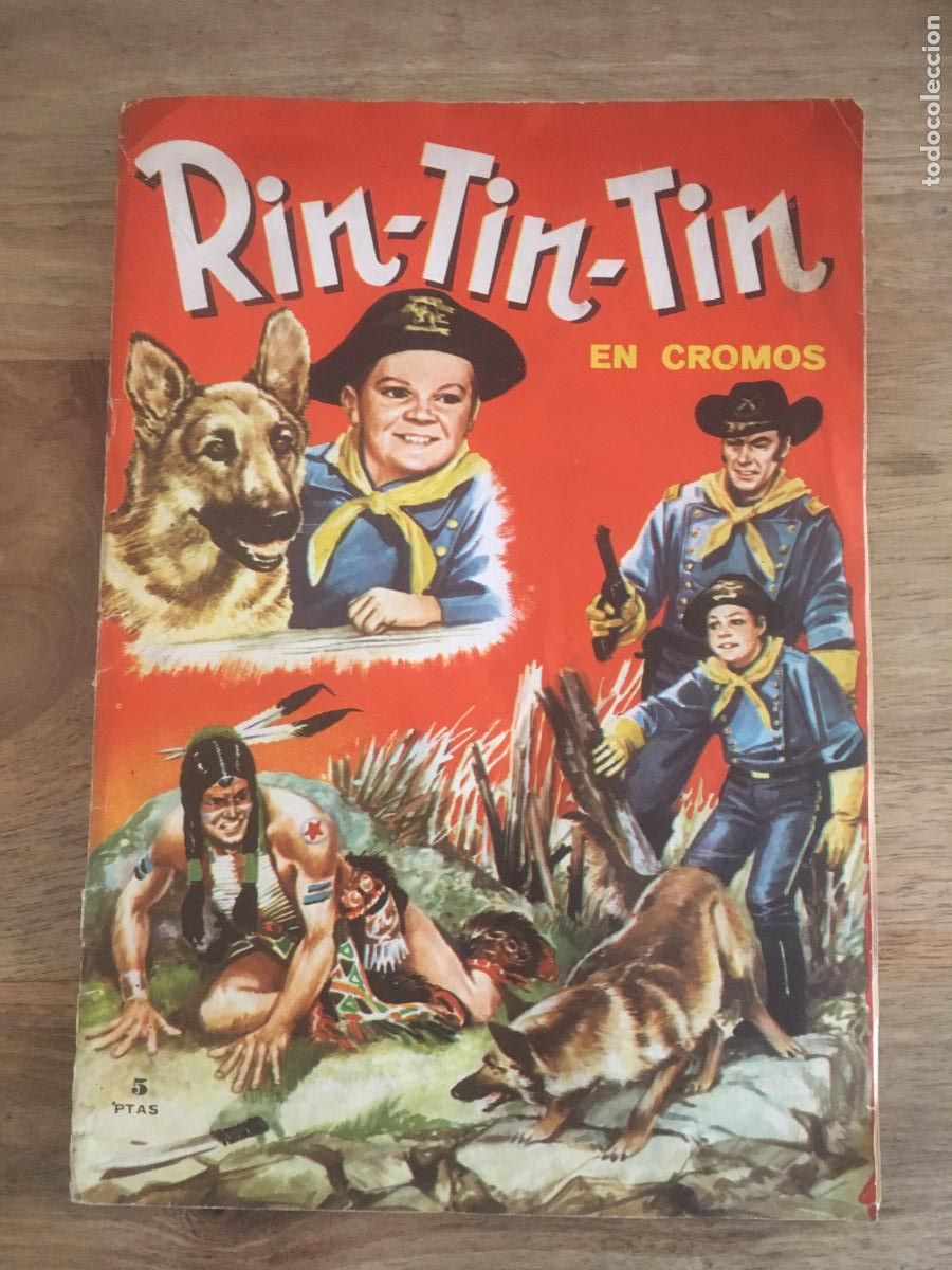 Coleccionismo &aacute;lbum: rin-tin-tin rintintin fher album de cromos completo muy buen estado