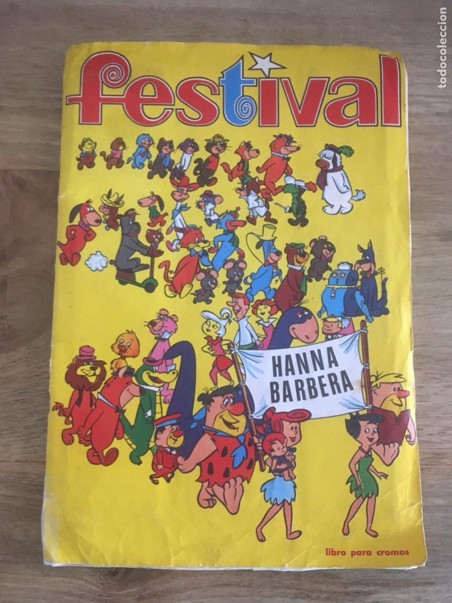 Coleccionismo &aacute;lbum: festival hanna barbera fher album de cromos completo muy buen estado