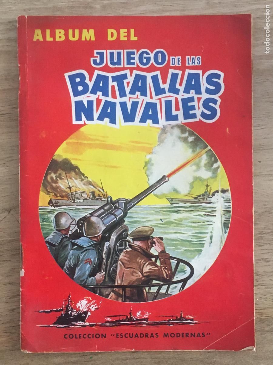 Coleccionismo &aacute;lbum: juego de las batallas navales album de cromos completo perfecto estado como nuevo