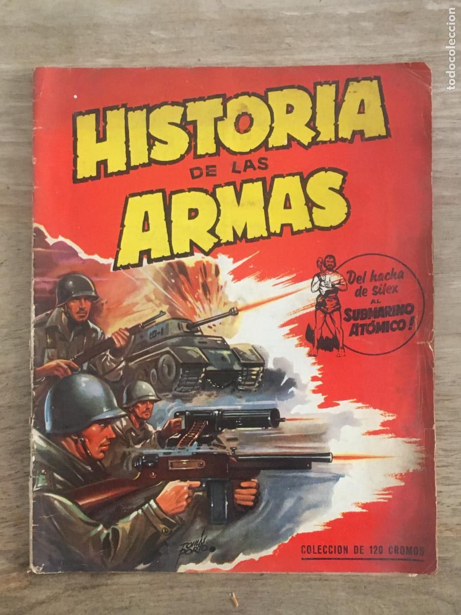 Coleccionismo &aacute;lbum: historia de las armas album de cromos completo perfecto estado como nuevo