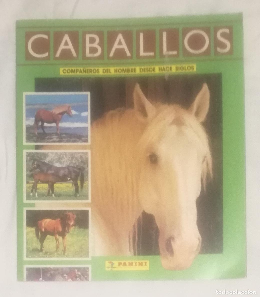 Coleccionismo &aacute;lbum: Album Caballos. Compa&ntilde;eros del hombre desde hace siglos; Panini - Completo