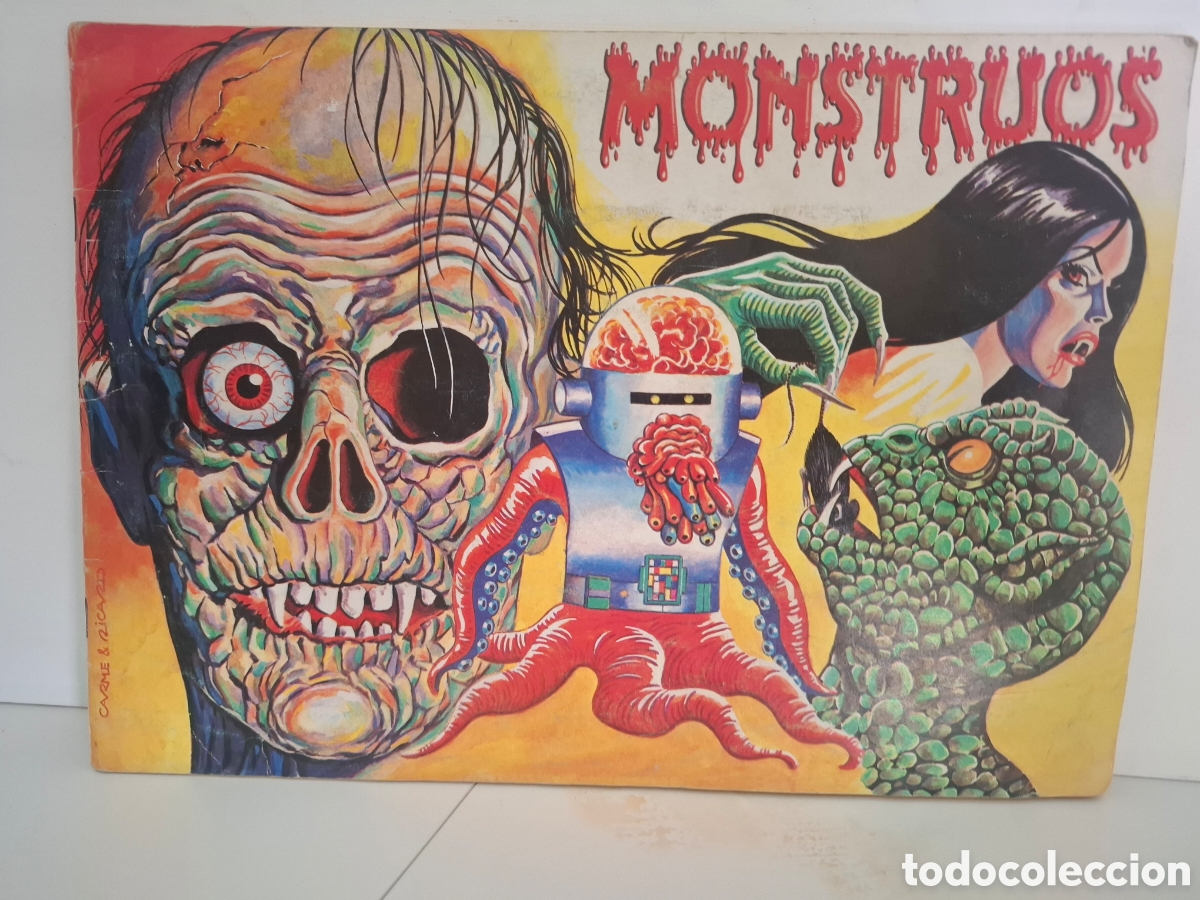 Coleccionismo &aacute;lbum: ALBUM DE CROMOS, MONSTRUOS COMPLETO
