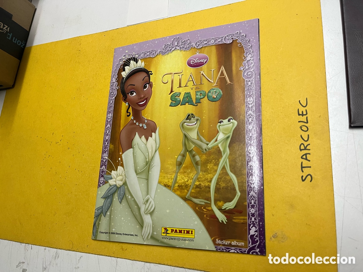 Coleccionismo &aacute;lbum: ALBUM COMPLETO TIANA Y EL SAPO CROMOS, PANINI A&Ntilde;O 2010