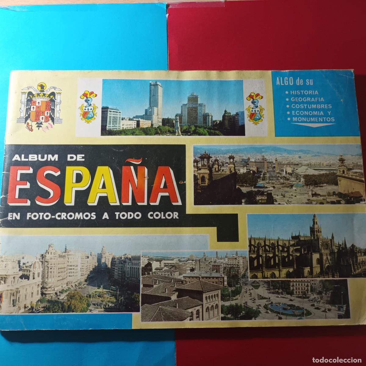 Colecionismo Caderneta: Album Espa&ntilde;a en foto cromo todo color.A-107