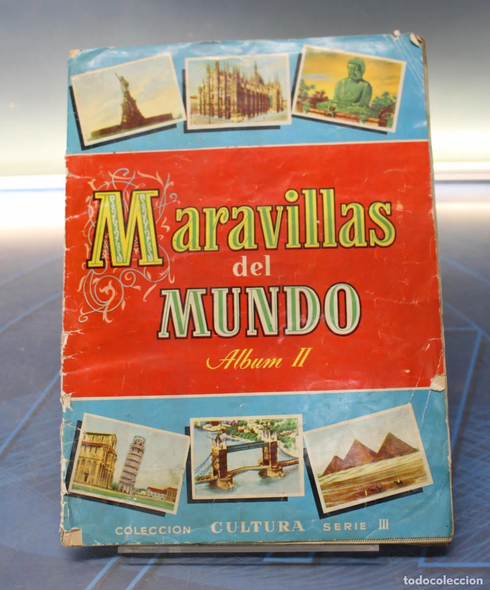 Coleccionismo &aacute;lbum: &Aacute;lbum de cromos: Maravillas del Mundo II. Bruguera, 1956. Completo.