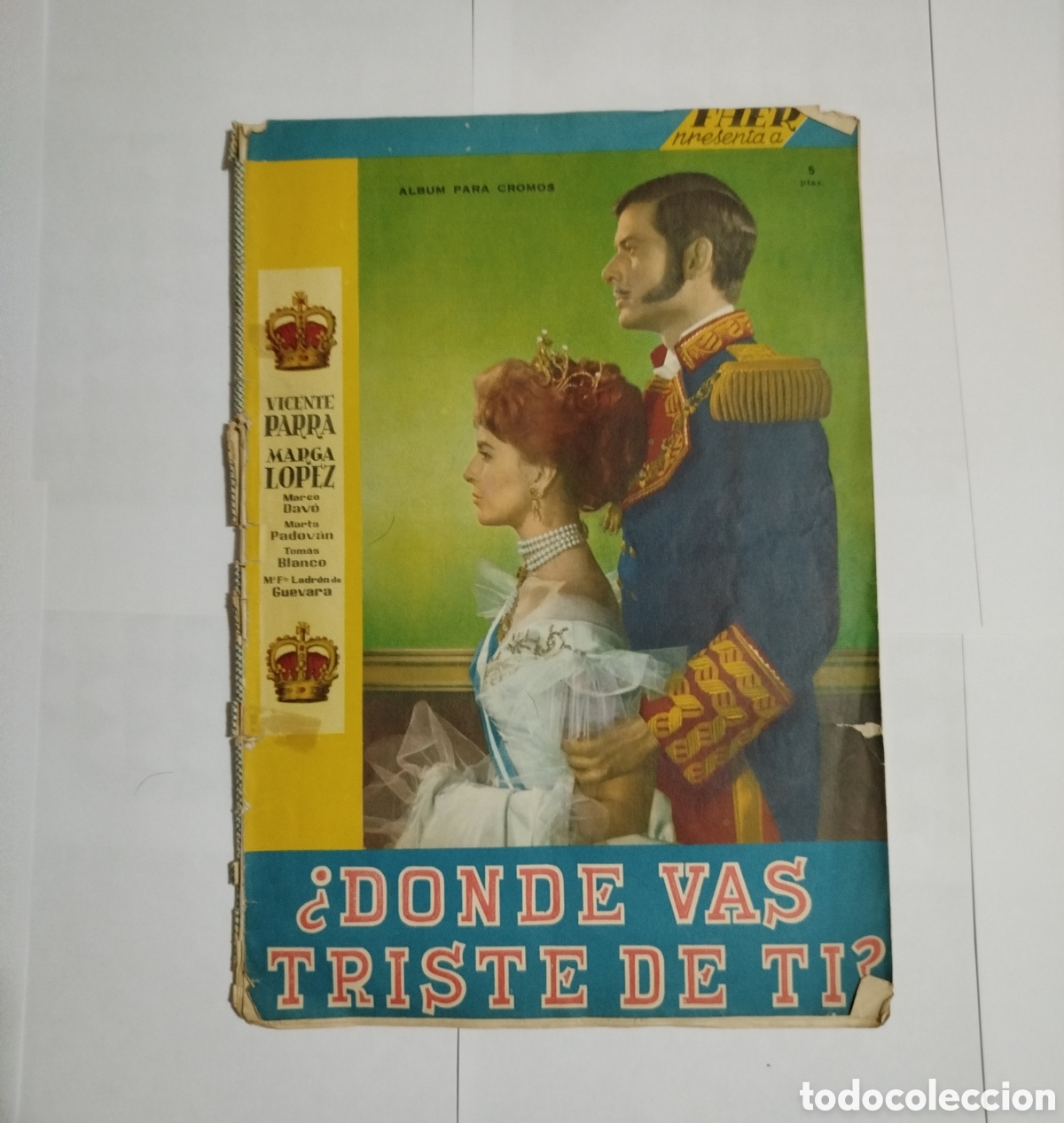 Collectionnisme Album: ALBUM COMPLETO DE CROMOS &iquest;DONDE VAS TRISTE DE TI?