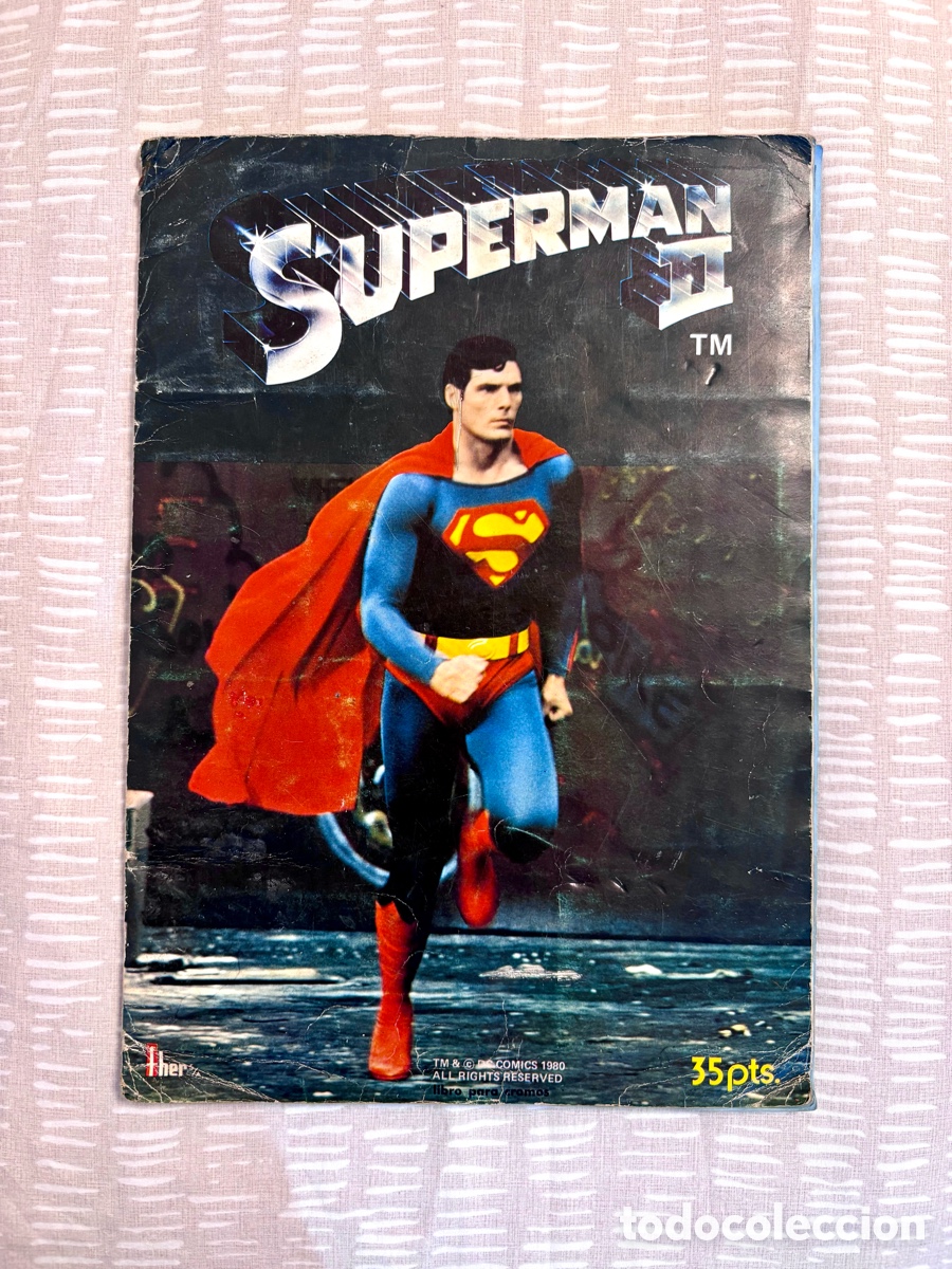 Coleccionismo &aacute;lbum: &Aacute;lbum Superman II Completo (1980) - Editorial Fher Original.