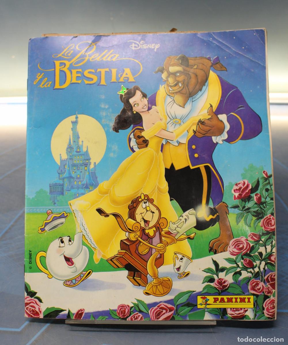 Coleccionismo &aacute;lbum: &Aacute;lbum de cromos: La Bella y la Bestia. Disney. Panini, 1991. Completo.