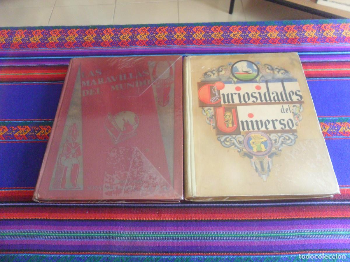 Coleccionismo &aacute;lbum: CURIOSIDADES DEL UNIVERSO COMPLETO Y LAS MARAVILLAS DEL MUNDO COMPLETO NESTL&Eacute; 1933 1932.