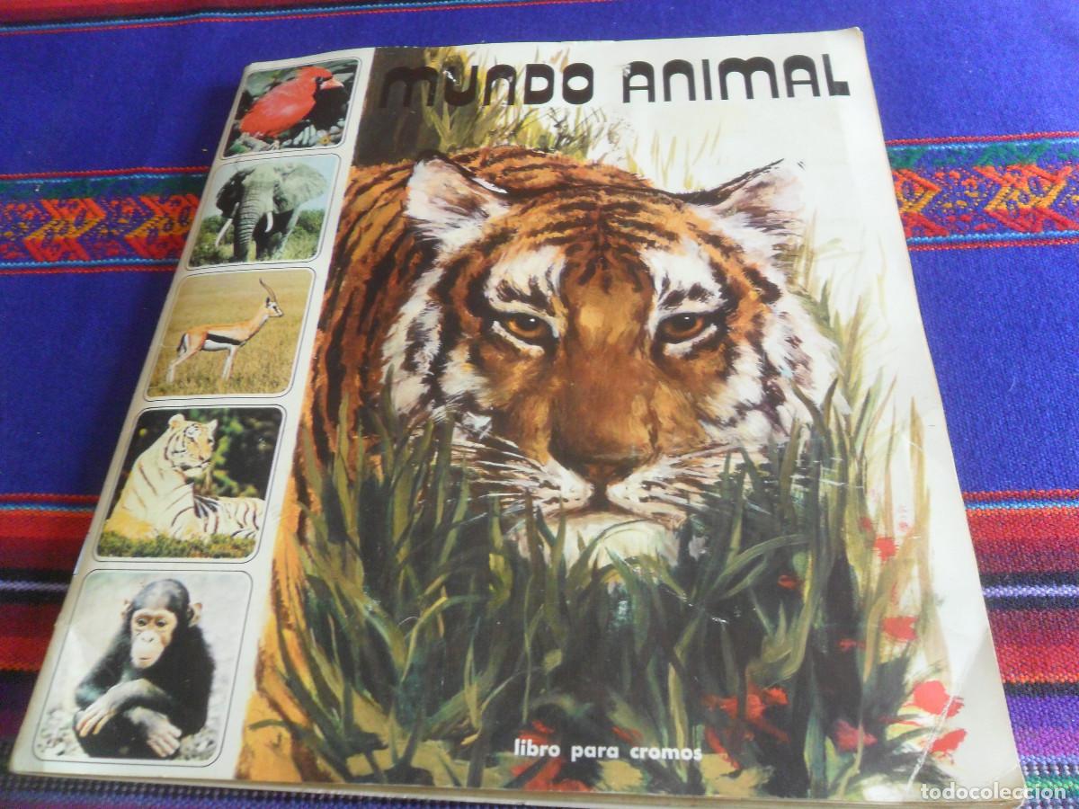 Coleccionismo &aacute;lbum: MUNDO ANIMAL COMPLETO 121 CROMOS. FHER 1984. BUEN ESTADO.
